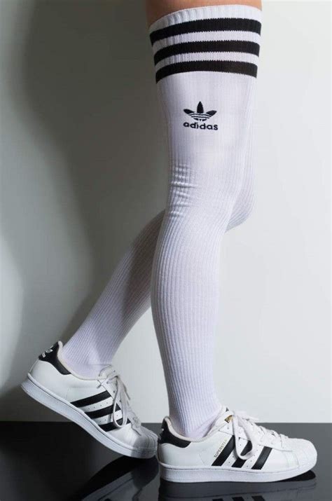 adidas sok ophouders|Adidas knee high socks.